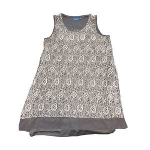 Simply Vera Vera Wang Lace Crinkle Top size XL